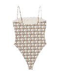 Lauryn Alvarez Tubular One Piece Swimsuit in Multi