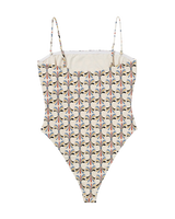 Lauryn Alvarez Tubular One Piece Swimsuit in Multi