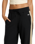 The RVCA Womens Benchwarmer Joggers in Black