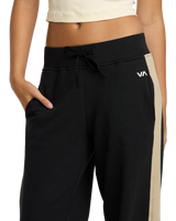 The RVCA Womens Benchwarmer Joggers in Black