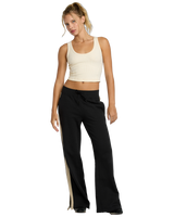 The RVCA Womens Benchwarmer Joggers in Black