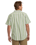 The Billabong Mens All Day Stripe Shirt in Moss