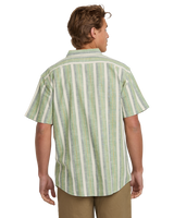 The Billabong Mens All Day Stripe Shirt in Moss
