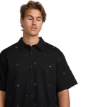 The Billabong Mens Sundays Mini Shirt in Black
