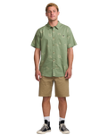 The Billabong Mens Sundays Mini Shirt in Moss