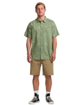 The Billabong Mens Sundays Mini Shirt in Moss