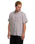 The Billabong Mens Sundays Jacquard Shirt in Light Purple