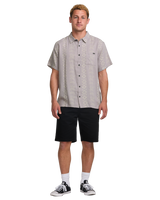 The Billabong Mens Sundays Jacquard Shirt in Light Purple