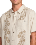 The Billabong Mens Cordoba Shirt in Stone