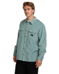 The Billabong Mens Bong Days Shirt in Washed Blue