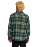 The Billabong Mens Coastline Flannel Shirt in Otter