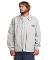 The Billabong Mens Bad Dog Jacket in Silver