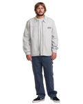 The Billabong Mens Bad Dog Jacket in Silver