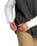 The Billabong Mens Journey Puffer Gilet in Black