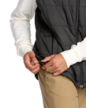 The Billabong Mens Journey Puffer Gilet in Black