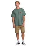 The Billabong Mens Rotor Diamond T-Shirt in Dark Slate