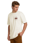 The Billabong Mens Rotor Diamond T-Shirt in Off White