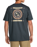 The Billabong Mens Spun Out Premium T-Shirt in Aged Indigo