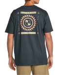 The Billabong Mens Spun Out Premium T-Shirt in Aged Indigo