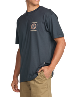 The Billabong Mens Spun Out Premium T-Shirt in Aged Indigo