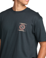 The Billabong Mens Spun Out Premium T-Shirt in Aged Indigo