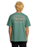 The Billabong Mens Sharp T-Shirt in Sage Green