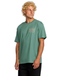 The Billabong Mens Sharp T-Shirt in Sage Green