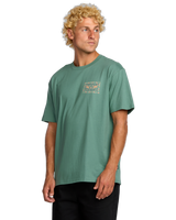 The Billabong Mens Sharp T-Shirt in Sage Green