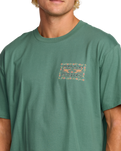 The Billabong Mens Sharp T-Shirt in Sage Green