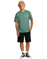 The Billabong Mens Sharp T-Shirt in Sage Green