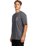 The Billabong Up The Beach T-Shirt in Char | Available at Anns Cottage