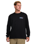 The Billabong Mens Walled Regular Long Sleeve T-Shirt in Black