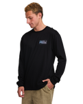The Billabong Mens Walled Regular Long Sleeve T-Shirt in Black