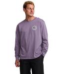 The Billabong Mens Adventure Division Rockies Long Sleeve T-Shirt in Lavender