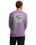 The Billabong Mens Adventure Division Rockies Long Sleeve T-Shirt in Lavender