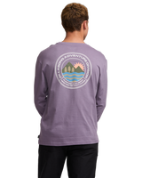 The Billabong Mens Adventure Division Rockies Long Sleeve T-Shirt in Lavender