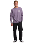 The Billabong Mens Adventure Division Rockies Long Sleeve T-Shirt in Lavender