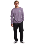 The Billabong Mens Adventure Division Rockies Long Sleeve T-Shirt in Lavender