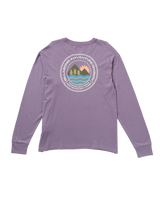 The Billabong Mens Adventure Division Rockies Long Sleeve T-Shirt in Lavender