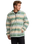 The Billabong Mens Boundary Mock 1/2 Zip Fleece Jacket in Chino