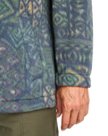 Adventure Division Boundary Mock 1/2 Zip Fleece Jacket in Navy