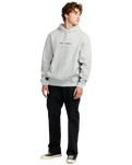 The Billabong Mens Legacy Hoodie in Grey Marle