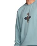 The Billabong Mens Occy Crew Sweatshirt in Cloud Blue