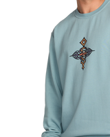 The Billabong Mens Occy Crew Sweatshirt in Cloud Blue