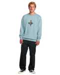 The Billabong Mens Occy Crew Sweatshirt in Cloud Blue
