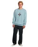 The Billabong Mens Occy Crew Sweatshirt in Cloud Blue