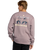 The Billabong Mens Split The Peak Sweatshirt in Purple Ash