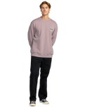 The Billabong Mens Split The Peak Sweatshirt in Purple Ash