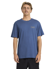 The Billabong Mens Heritage Arch Premium T-Shirt in Dark Denim