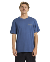 The Billabong Mens Heritage Arch Premium T-Shirt in Dark Denim